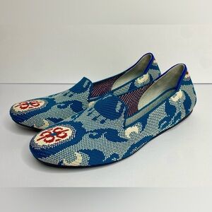 Rothy's The Loafer Moroccan Teal Loafers Limited Edition Comfort Stretch US 9.5